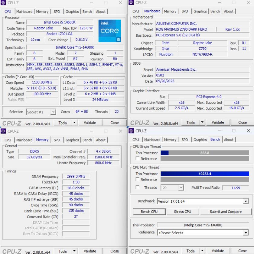 i9 14900K、i7 14700K、i5 14600K对比评测（i5 14000和i7）-第4张图片-装机笔记