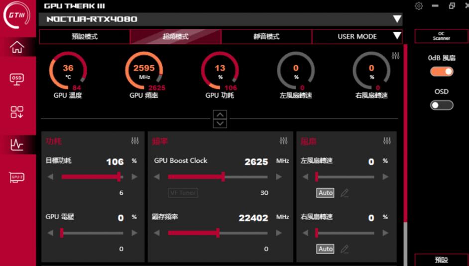 ASUS GeForce RTX4080 16GB GDDR6X Noctua OC显卡开箱评测-第7张图片-装机笔记