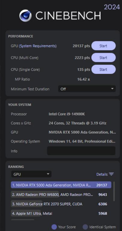 NVIDIA RTX5000 Ada Generation专业绘图卡开箱评测（专业绘图显卡评测）-第17张图片-装机笔记