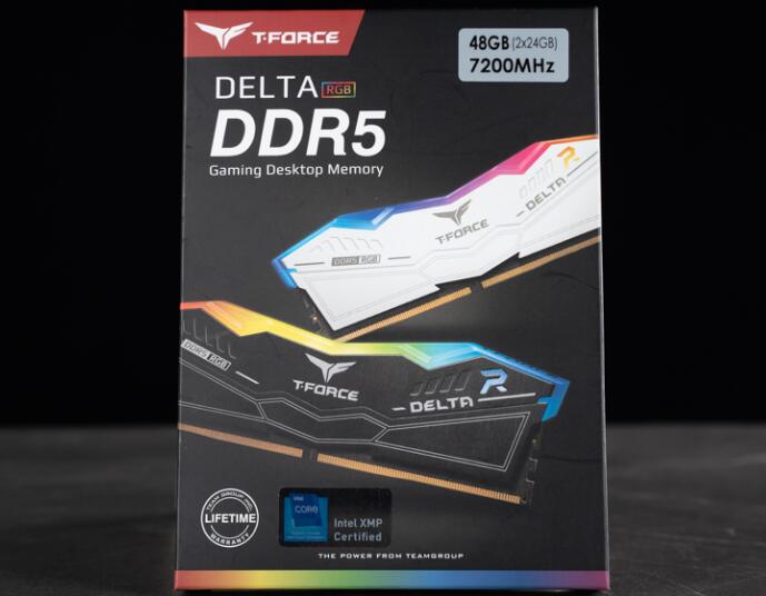 十铨T-FORCE DELTA RGB DDR5 7200MT/s 24GBx2內存开箱评测-第1张图片-装机笔记