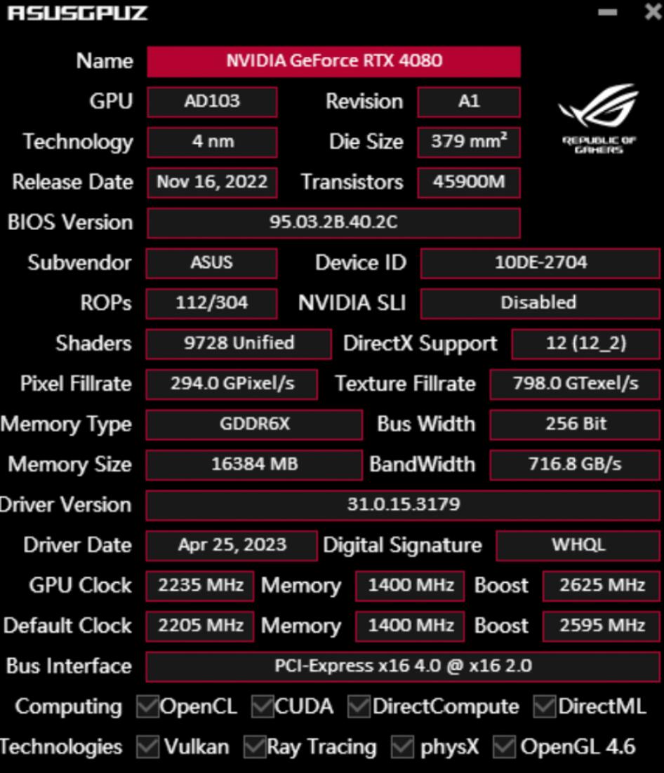 ASUS GeForce RTX4080 16GB GDDR6X Noctua OC显卡开箱评测-第8张图片-装机笔记