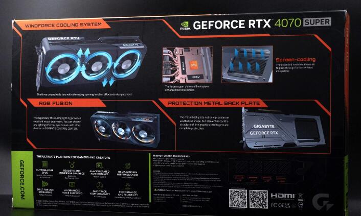 GIGABYTE RTX 4070 SUPER GAMING OC 12G显卡开箱评测-第2张图片-装机笔记