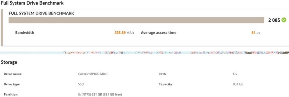 Corsair MP600 MINI 1TB M.2 2230 NVMe SSD开箱评测（m600 msata）-第8张图片-装机笔记