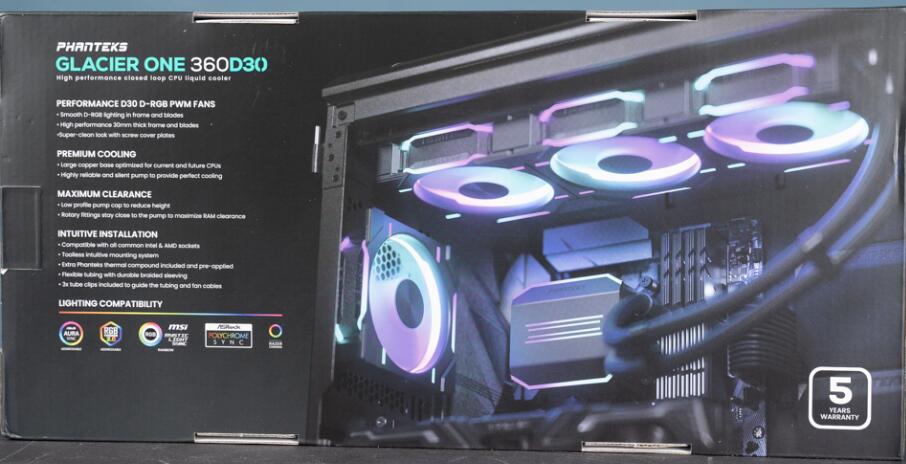 Phanteks GLACIER ONE 360 D30水冷开箱评测（idcooling 360水冷）-第2张图片-装机笔记