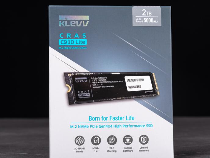 KLEVV CRAS C910 Lite 2TB SSD开箱评测-第1张图片-装机笔记