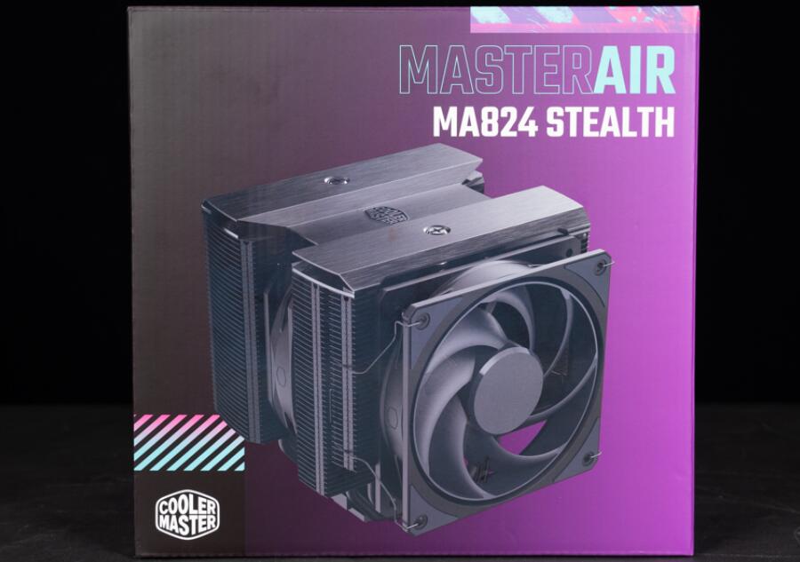 酷冷至尊MASTERAIR MA824 STEALTH CPU散热器开箱评测（酷冷至尊(cooler master)v8gts cpu散热器）-第2张图片-装机笔记